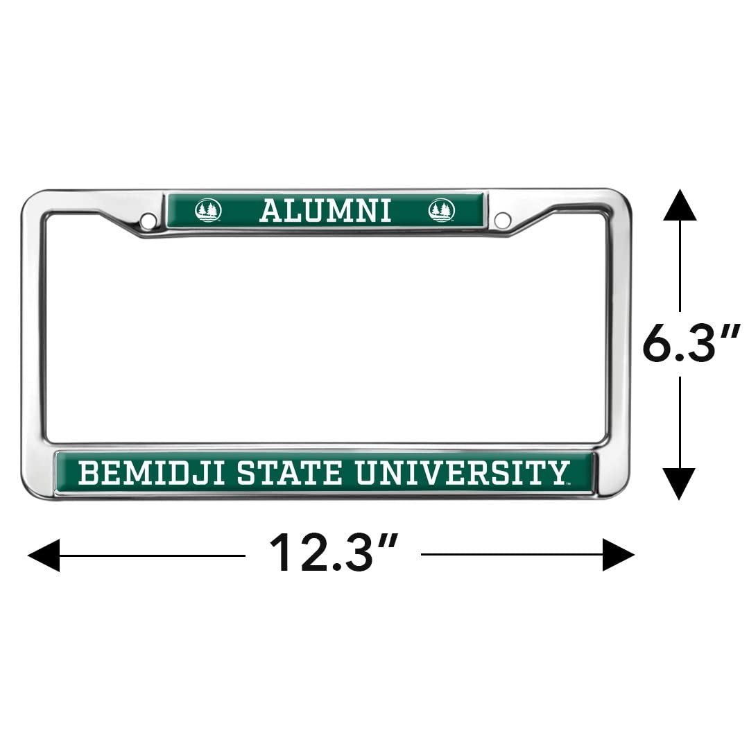 Bemidji State University Alumni Logo Full Size Standard License Plate Metal Frame