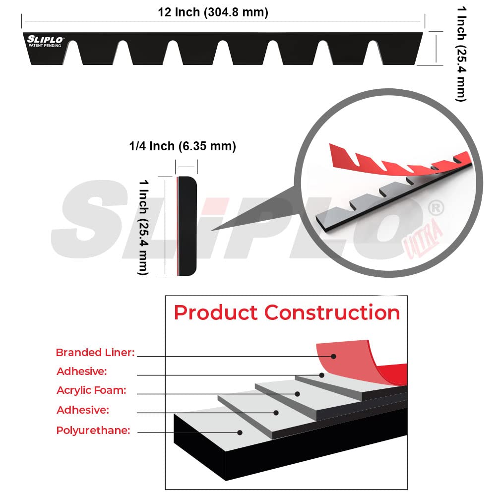 8 Pack Sliplo Ultra Universal Front Bumper Scrape Guard Skid Plate Bumper Front Lip Protection For Lowered Cars, Carbon Fiber Sp