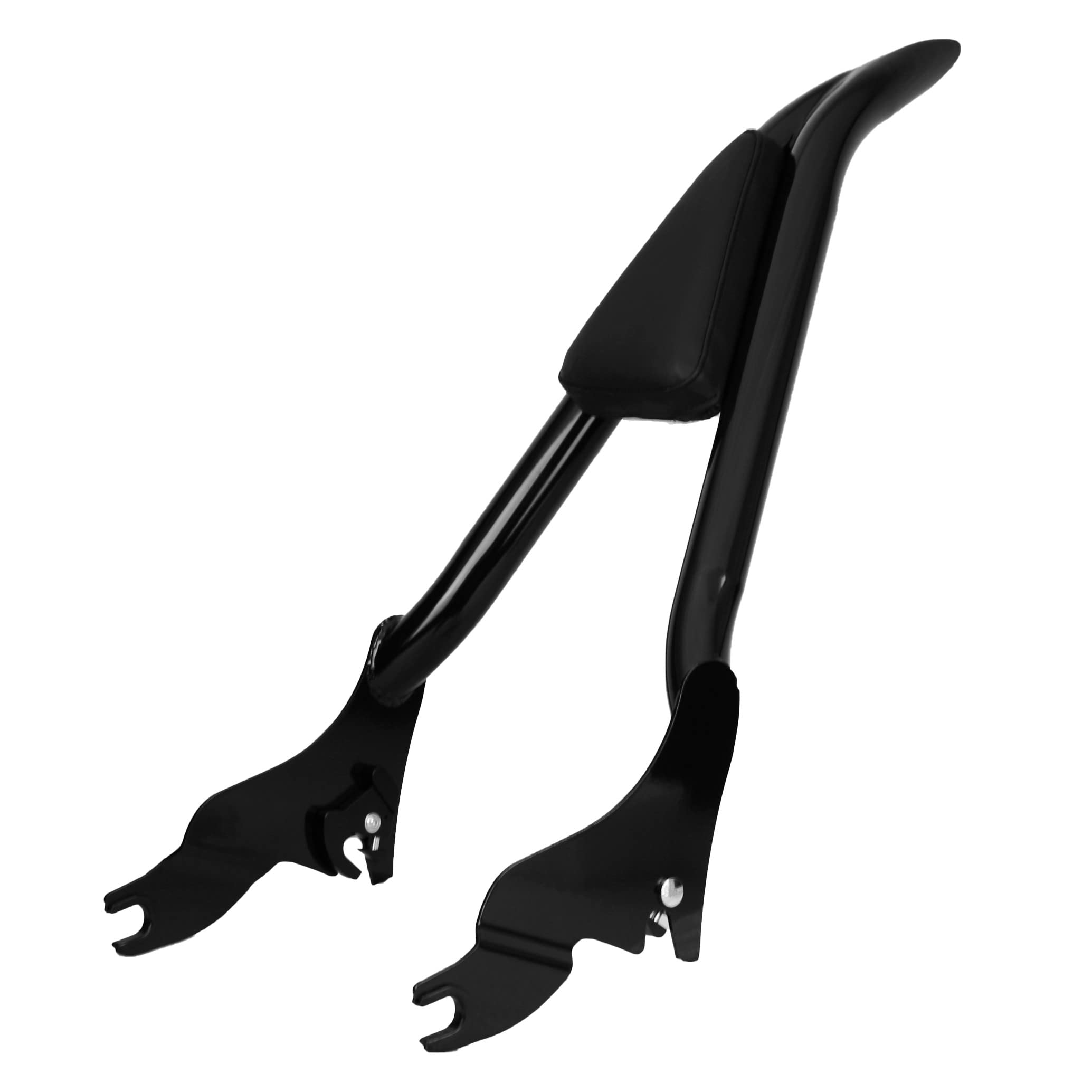 Yhmoto Detachable Sissy Bar Passenger Backrest 22'' Inch Rear Pad Fit For Harley Touring Models 2009-2022 Road King Ultra Cvo Li