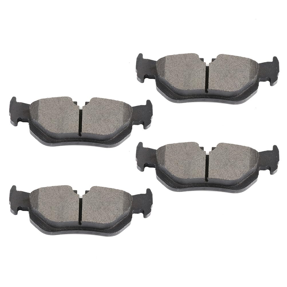 Cciyu D1267 Rear Semi-Metallic Disc Brake Pads Kit - Bmw 128I 08-13, 328I 07-13, 325I 06 & More - 4Pcs