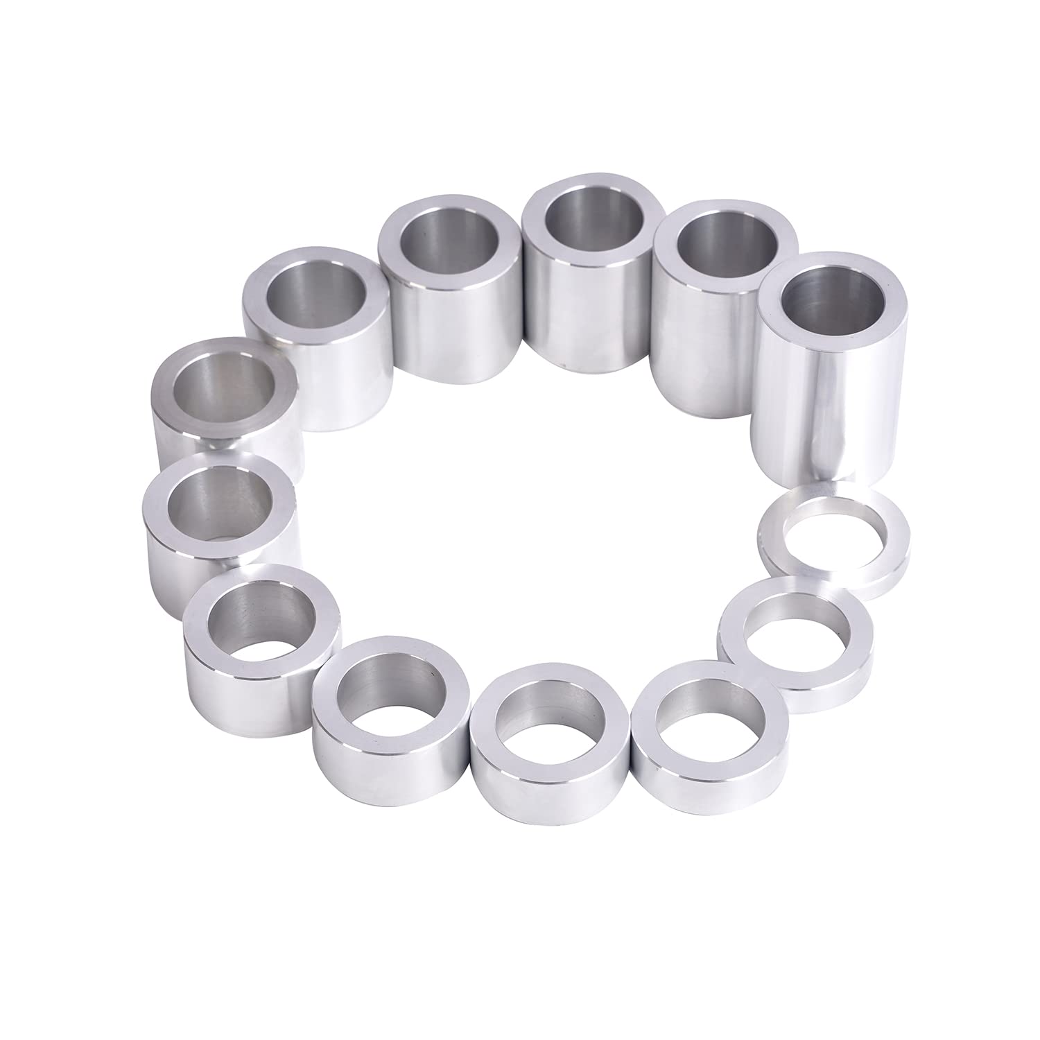 O.D. 1-1/2'' Wheel Spacer for 1'' Axle Compatible with the Harley Motorcycle Custom Bobber and Chopper