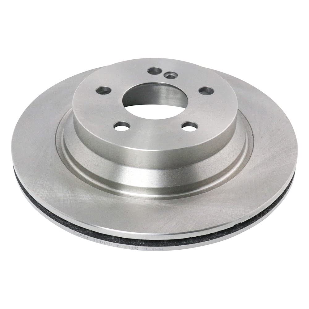 Trq Rear Brake Rotors Set Vented Compatible With 2006 Mercedes-Benz Cls500 2003-2006 E320 2006-2016 E350 E500 2007-2009 E550 201