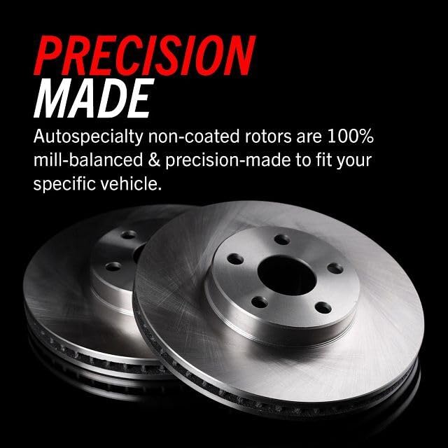 Powerstop Koe2303 Front And Rear Autospecialty Replacement Brake Kit Oe Brake Rotors And Ceramic Brake Pads For 2003 2004 2005 2