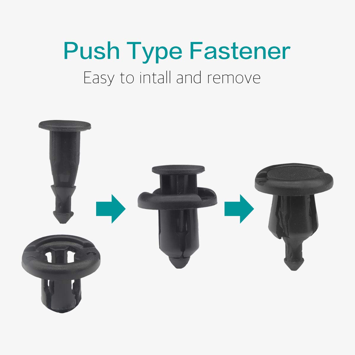 Lantee 10Mm Front Bumper Retainer Clips 91503-Sz3-003 Fit For Honda Accord Civic Crv Crz Element Insight Odyssey Passport Pilot Prelude Ridgeline S2000, For Acura Cl Integra Mdx Nsx Rl Rsx Tl Tsx Zdx