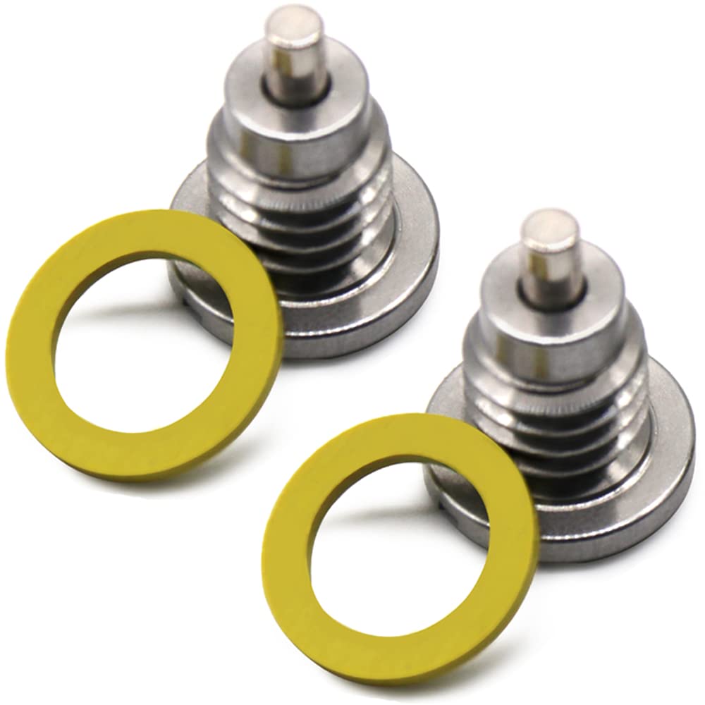 Marine Magnetic Outdrive Gear Case Drain Plug, Screw With Gasket Replace 22-8M0058389, Lower Unit Gear Lube Drain Fill Hole Scre