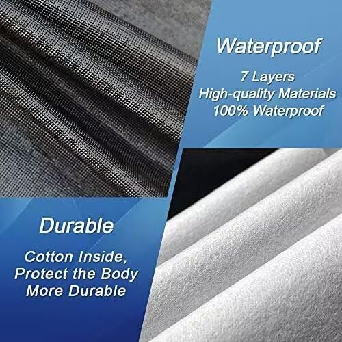 Koukou Waterproof Suv Car Cover Suitable For Kia Soul From 2009 To 2025, 7 Layers Heavy Duty Car Cover Waterproof All Weather Wi