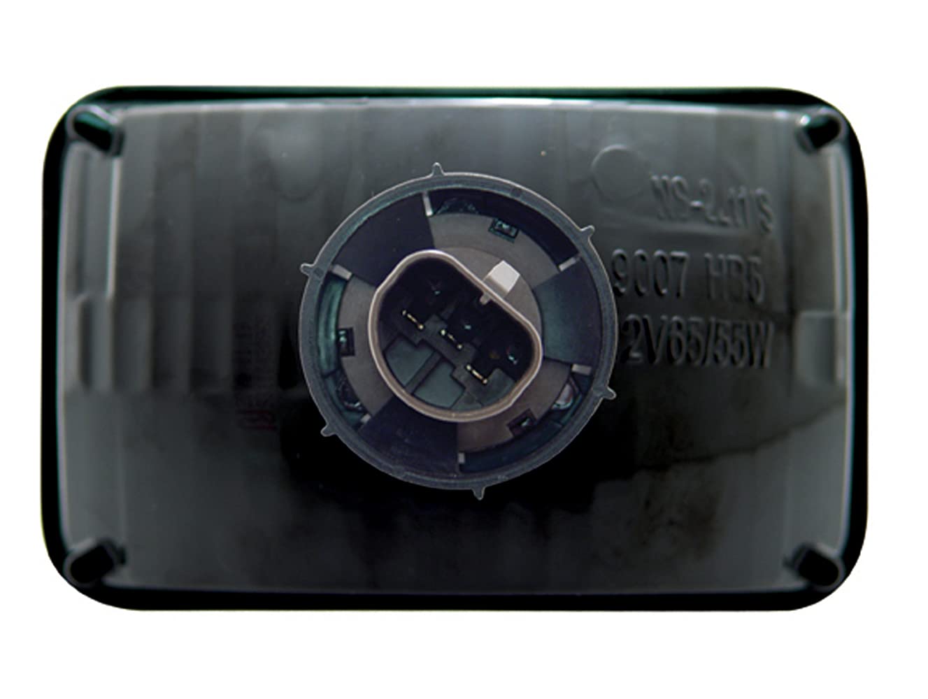 United Pacific 31388 4 X 6 Crystal Rectangular Glass Lens Headlight, Rugged Anti-Vibration, Reinforced Reflector, Dot/Sae - Low