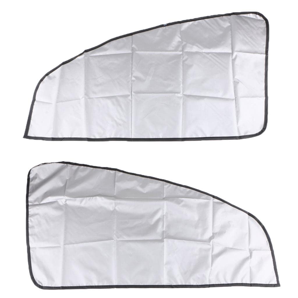 MERISHOPP 1 Pair Foldable Car Oblique Windows Sun Shield Windshield Protector CurtainsCollectibles