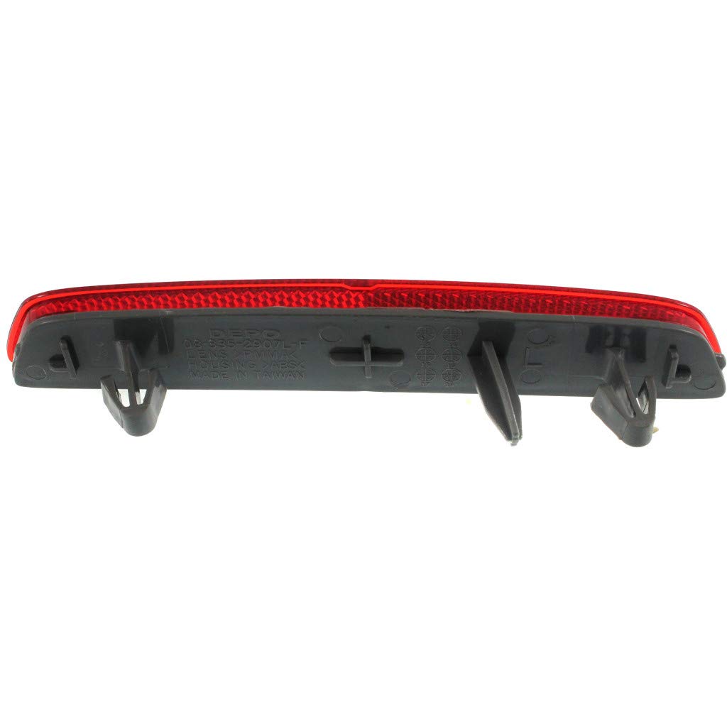 For Gmc Terrain Rear Bumper Reflector 2010 11 12 13 14 2015 Driver Side Capa Certified Gm1184109 | 22950587