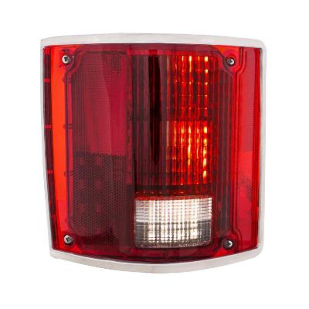 United Pacific Left Hand Sequential Led Tail Lamp With Trim 1973-87 Chevy And Gm Truck
