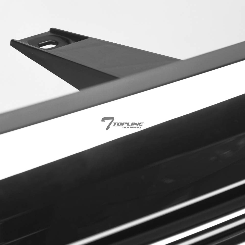 Chrome Big Horn Style Horizontal Front Hood Bumper Grill Grille Guard ABS With Shell Compatible With 10-18 Dodge Ram 2500/3500 /