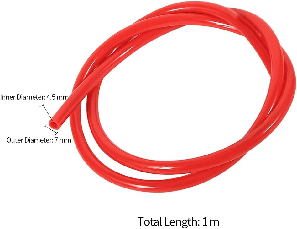 Keenso Colorful Gas Line Hose Tube Pipe Petrol 1/4 inch 3 feet for Motorcycle Dirt Pit Bike ATV Snowmobile PWC Jet Ski Polyureth