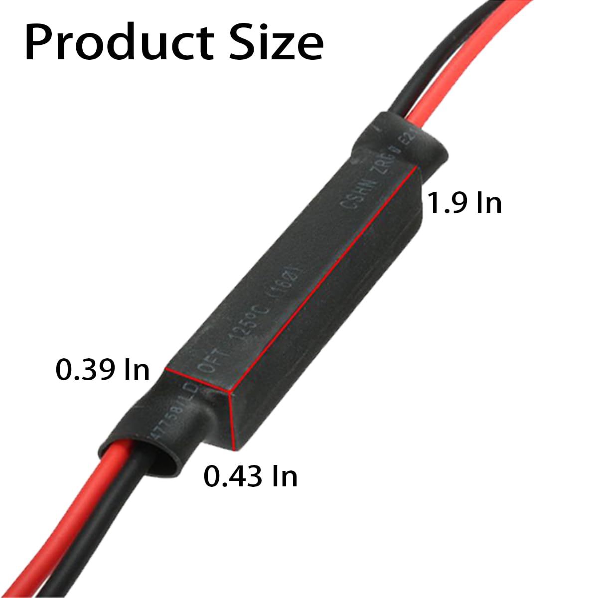 Besulen 4Pcs Motorcycle Resistor, 12V 10W Turn Signal Led Load Resistor Flash Blinker Fix Error, Universal Led Indicator Adapter