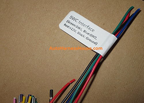 20-Pin Headunit/Radio Wiring Harness Compatible With Subaru/Nissan (With Steering Wheel Switch Wires)