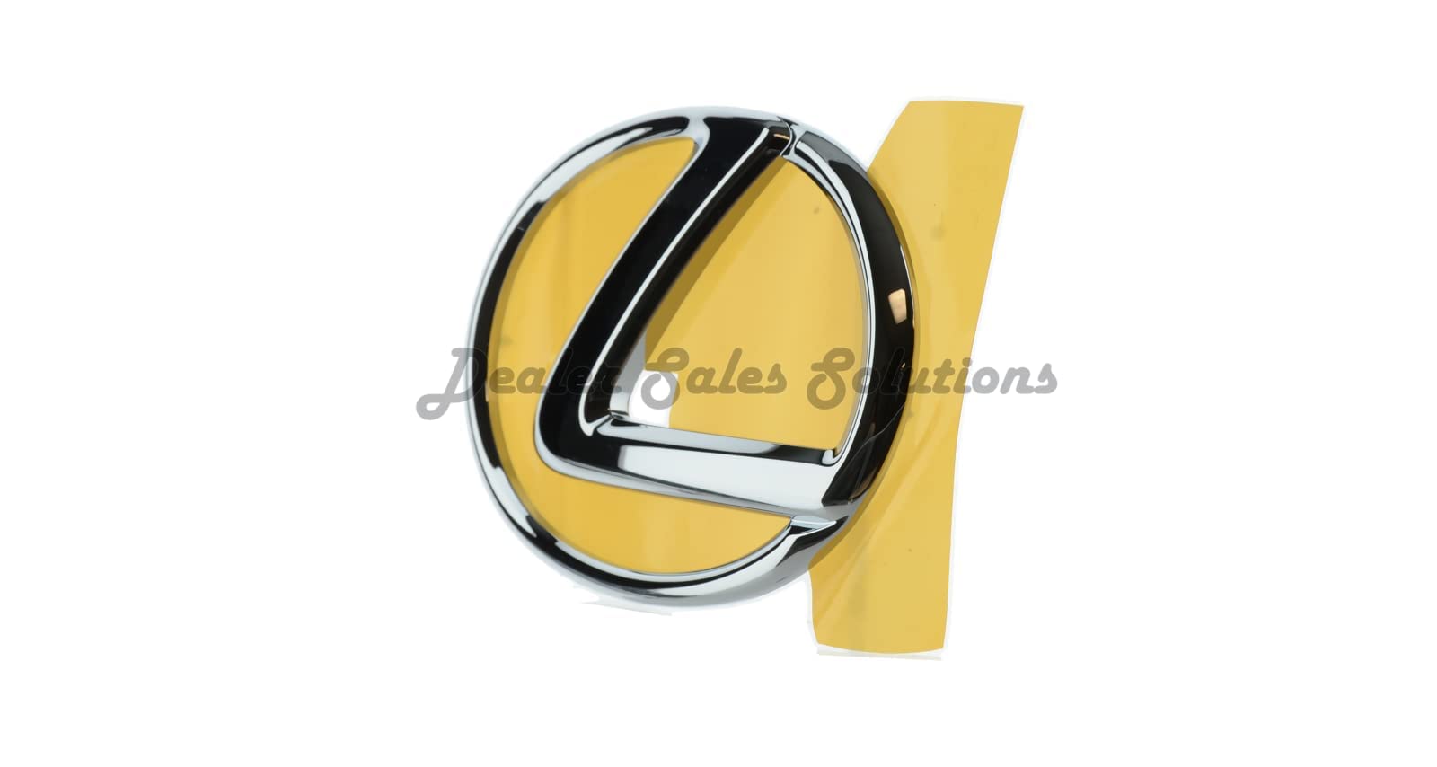 Lexus Genuine Chrome "L" Front Emblem - Durable Chrome Material for Toyota Vehicles