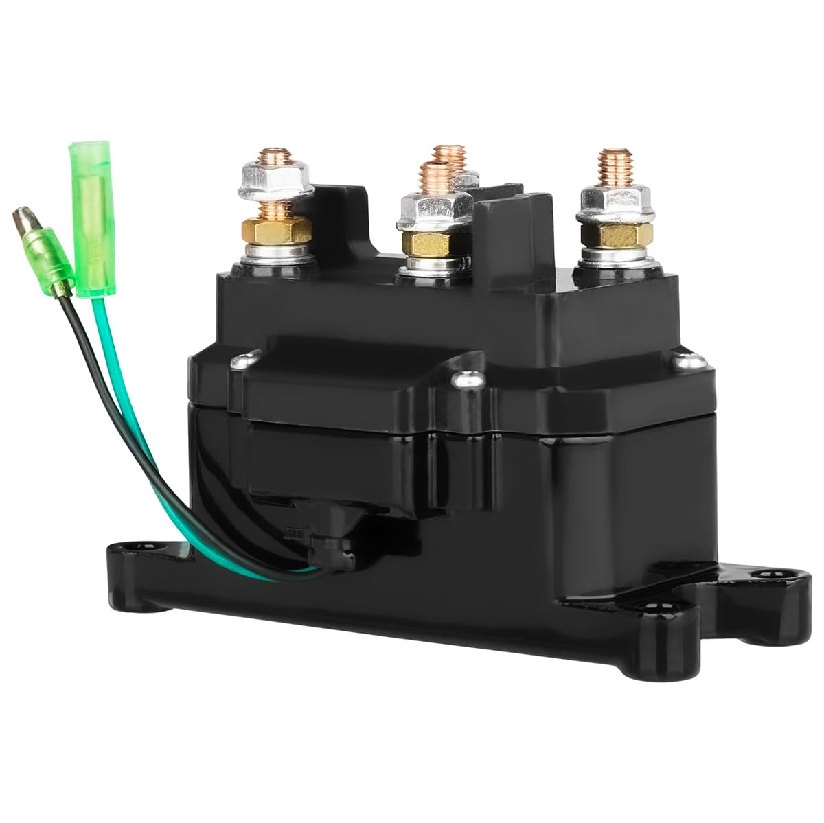 EMS Global Direct ATV Winch Contactor Solenoid 12V Metal for Ramsey, Warn, Superwinch Champion 2500-4500 lb Models