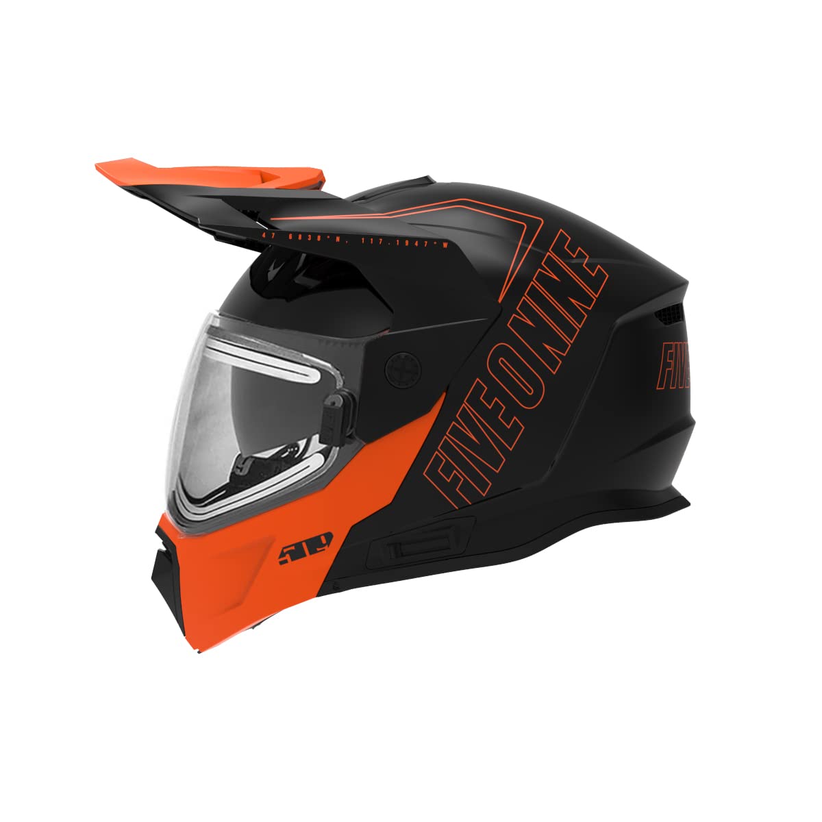 509 Delta R4 Ignite Helmet (Gloss Orange - Small)