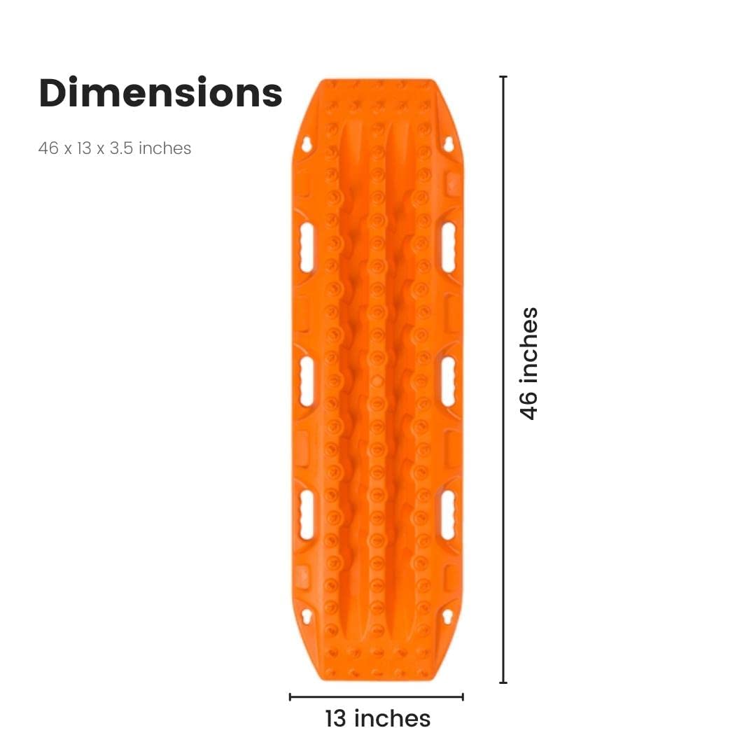 Maxtrax Mkii Safety Orange Vehicle Recovery Board
