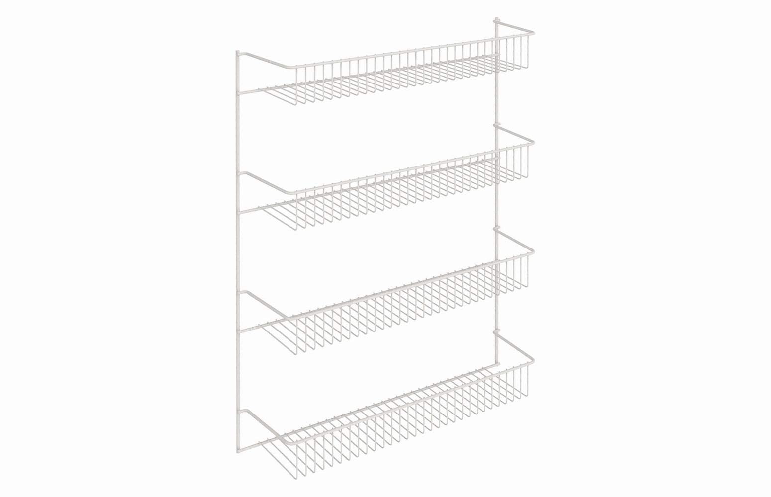 Closetmaid 8033 4-Tier Wall Rack, 18-Inch Wide, White