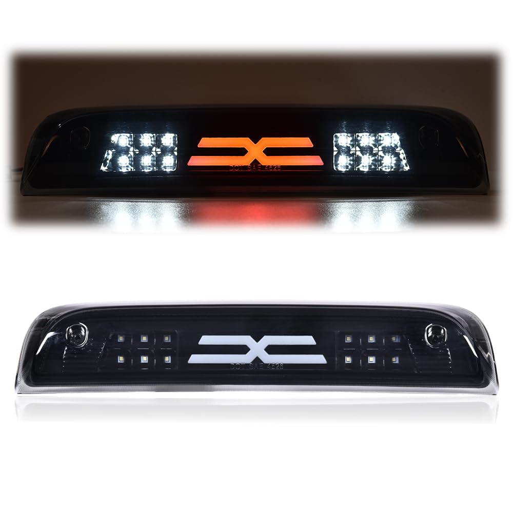G-Plus Led 3Rd Brake Light Fit For Chevy Silverado 2014-2020/Fit Gmc Sierra 2014-2020 X Type Led Bar High Mount Stop Light Rear