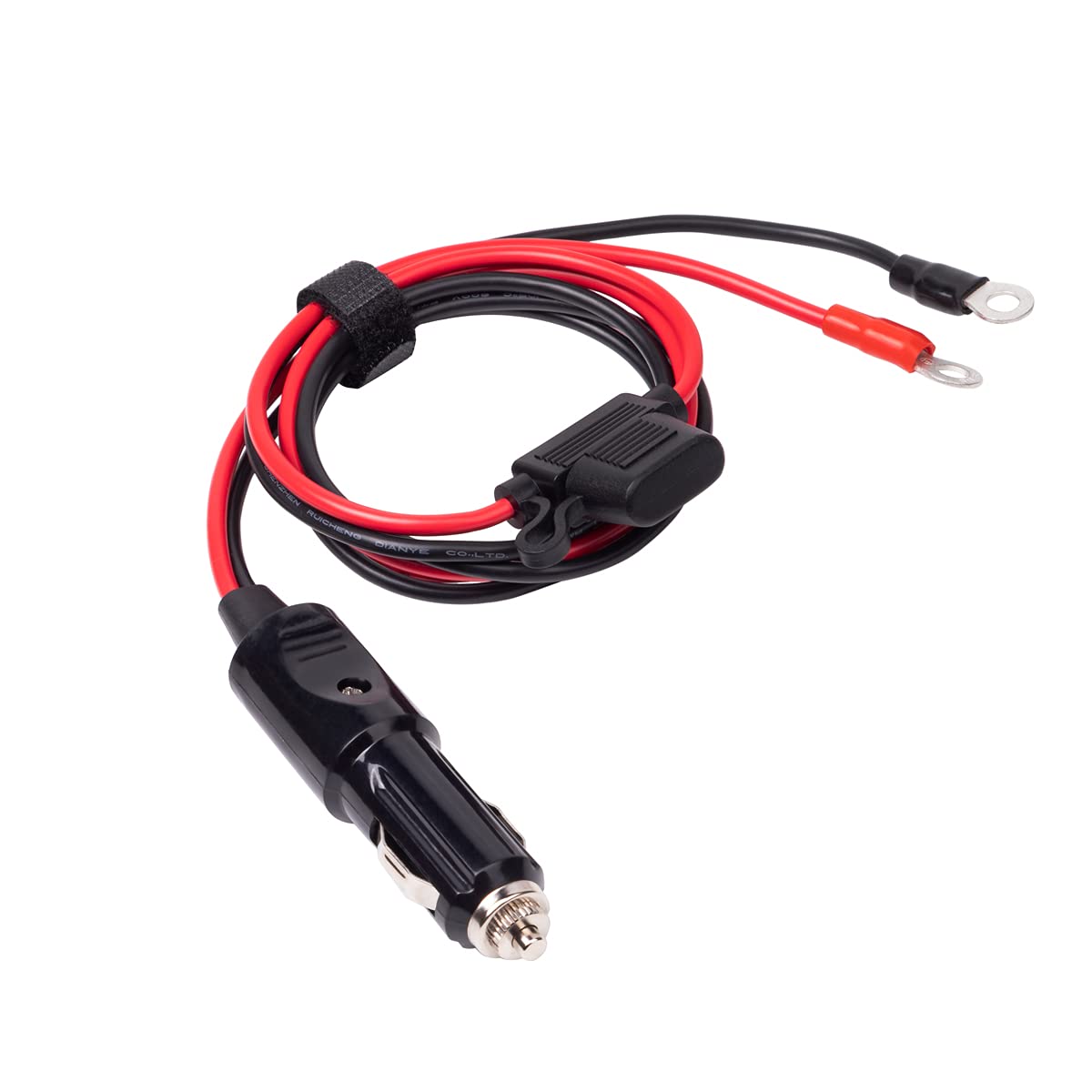 Ycind Heavy Duty 12Awg Male To Male Cigarette Plug Cigarette Lighter Adapter Charger Cord With Led Lights 3Ft (3Ft)