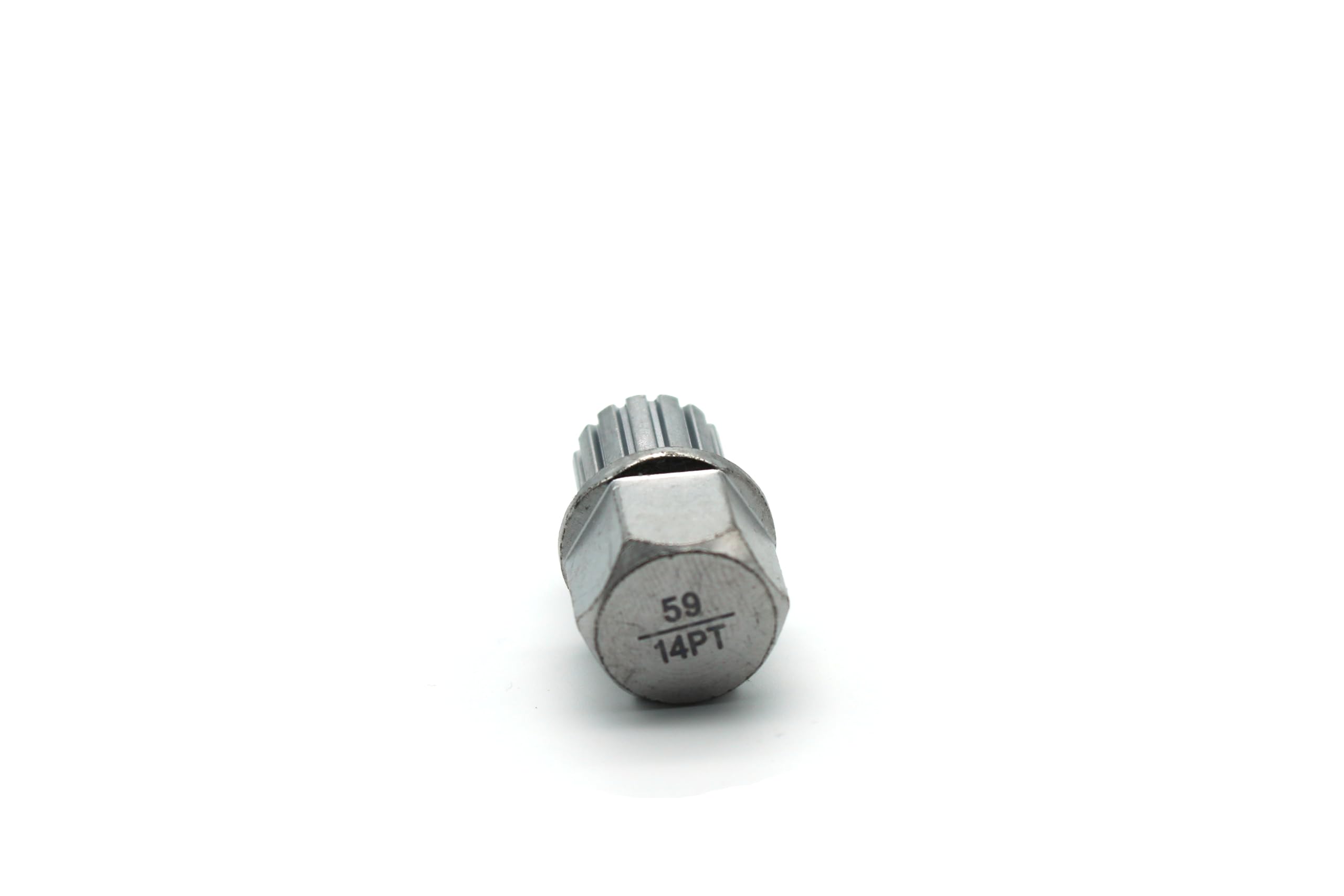 Temo 59/14Pt Wheel Lock Lugnut Anti-Theft Lug Nut Screw Removal Key Socket S3057 For Vw Audi