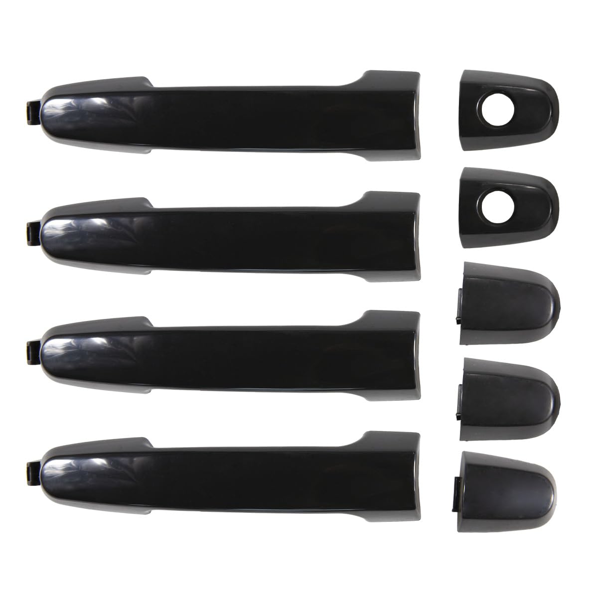 RLB-HILON 1Set Exterior Door Handle Compatible with Toyota Camry 2002 to 2006, for Corolla 2003 to 2013, for RAV4 2001 to 2012, 