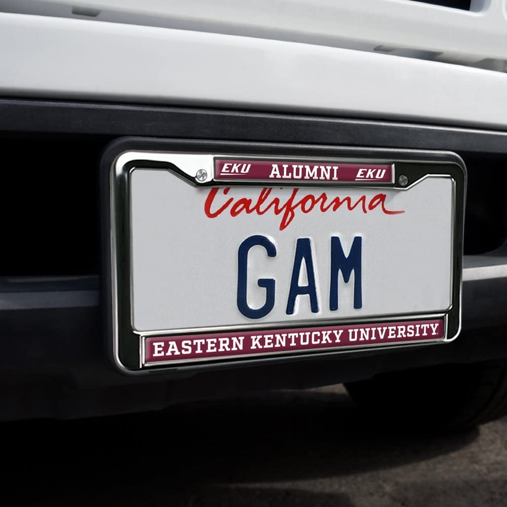 GRAPHICS & MORE Eastern Kentucky University Metal License Plate Frame - Full Size, One Size, Standard Design