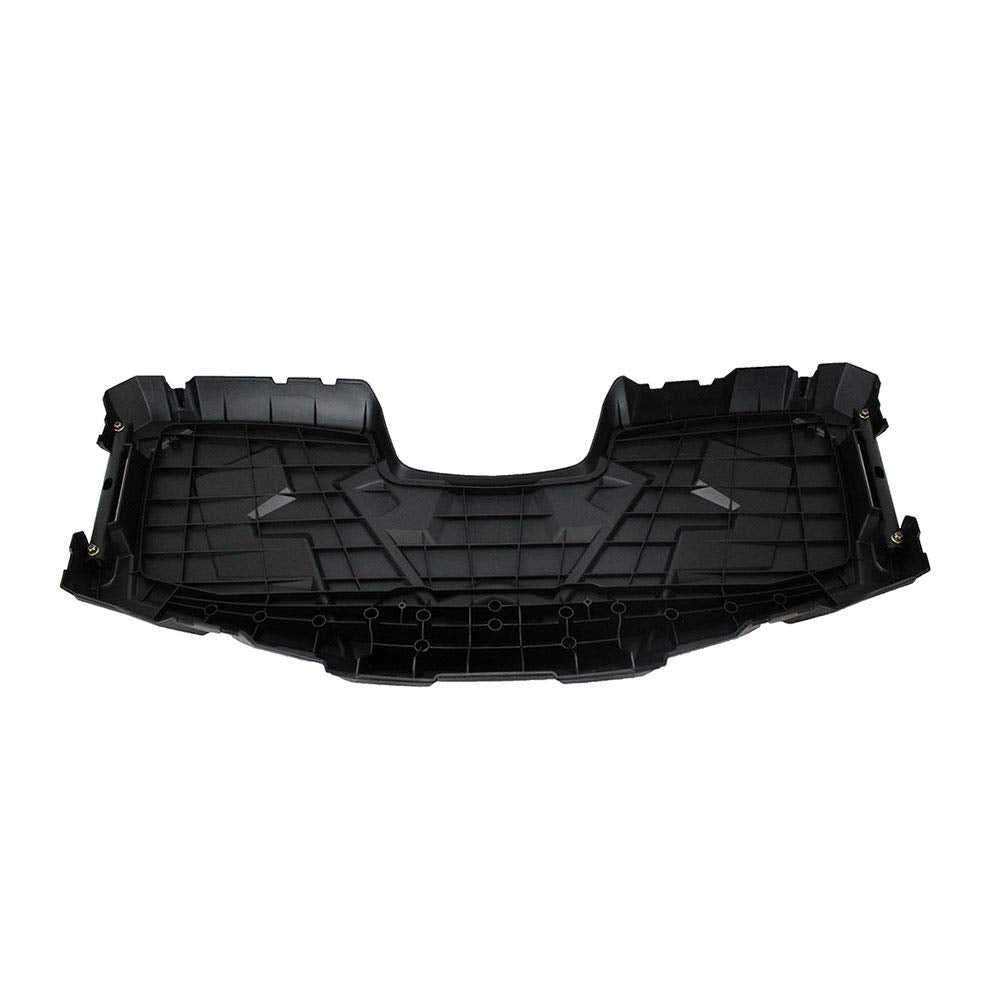 Polaris Atv Front Rack With Plugs Assembly, Gloss Black, Genuine Oem Part 2636440-070, Qty 1