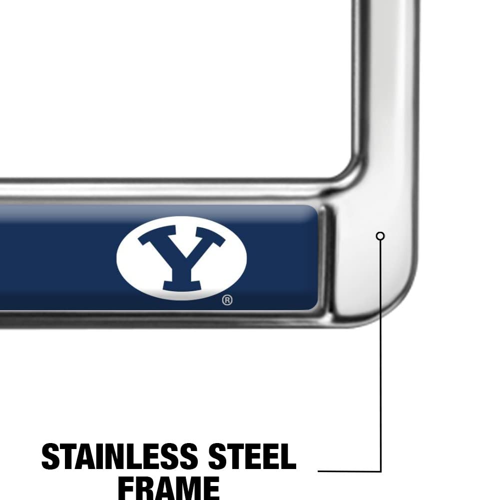 Brigham Young University Alumni Logo Full Size Standard License Plate Metal Frame