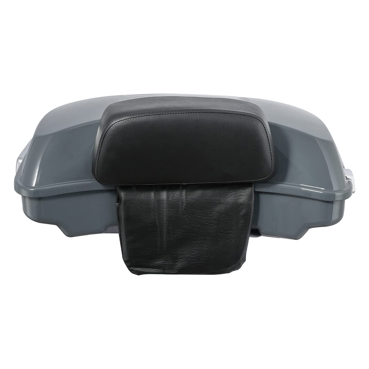 PEGSTREAMLINER Gunship Gray Razor Pack Trunk Pad Two-Up Rack Docking Kit for Harley Touring 2014-2023 - High Quality ABS Plastic