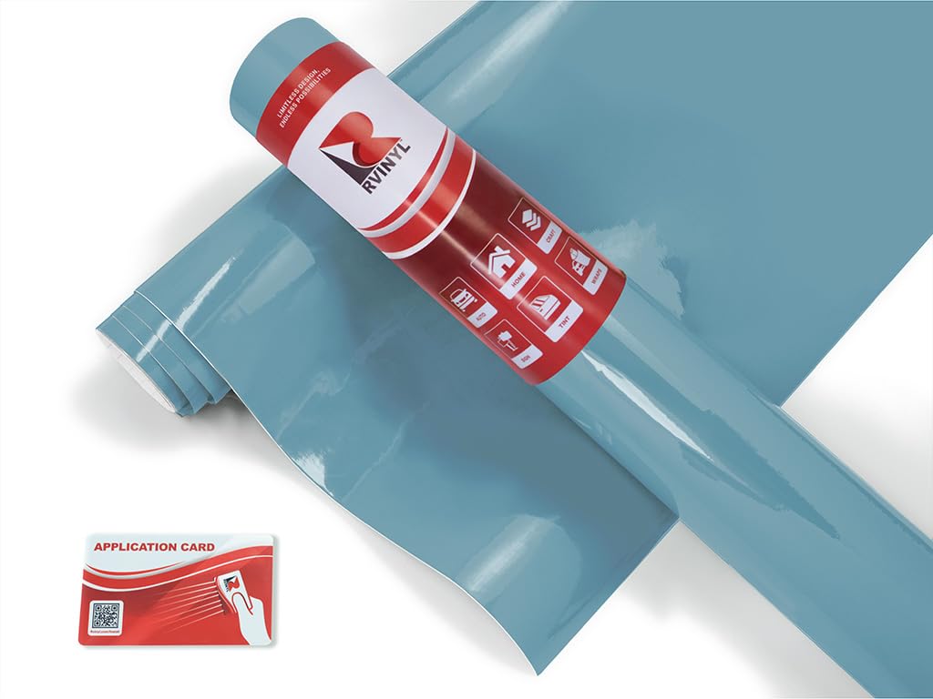 Avery Dennison Sw900 648-O Gloss Sea Breeze Blue Supreme Wrapping Film Vinyl Vehicle Car Wrap Sheet Roll - (108'' X 60'')