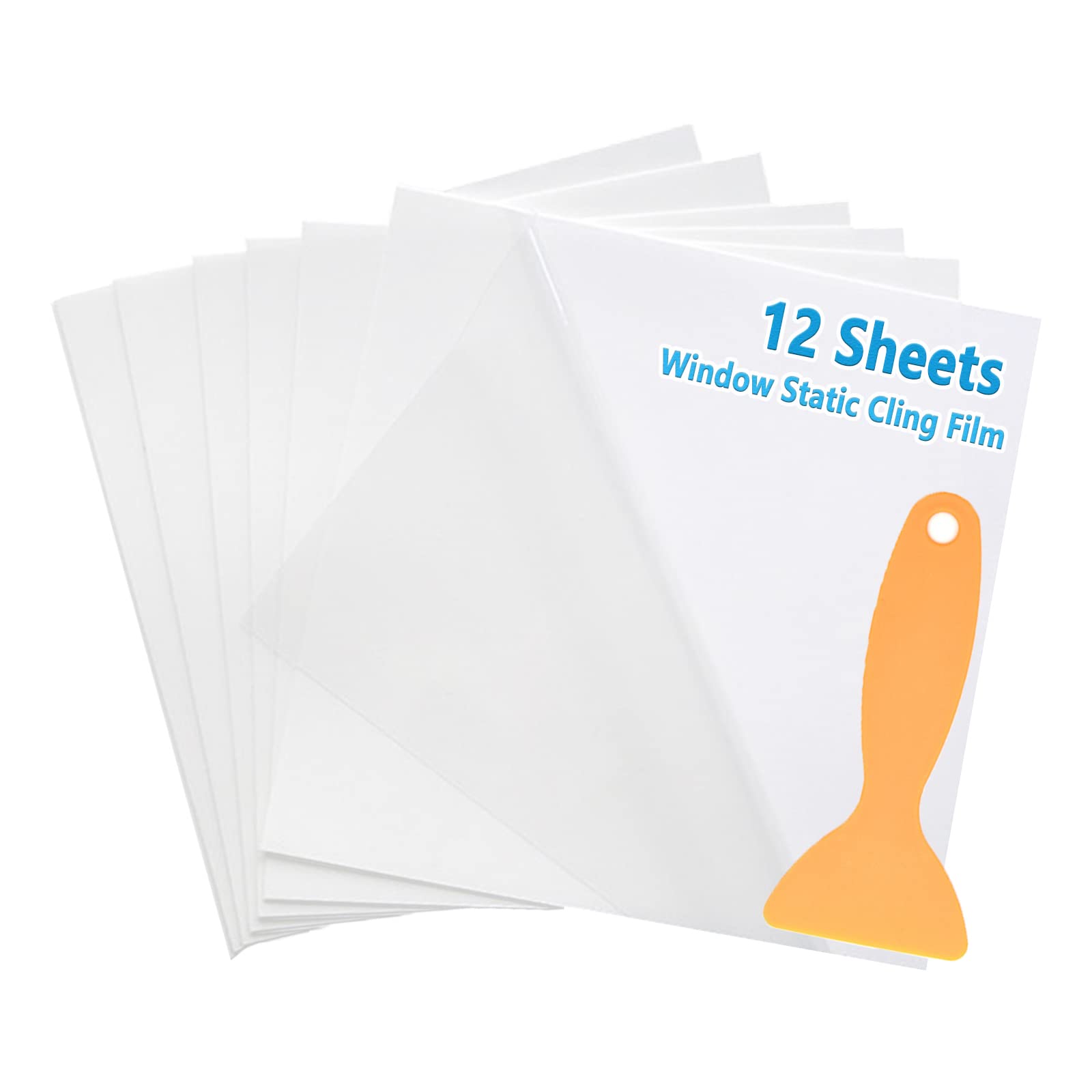 Car Window Clings, Car Windshield Sticker Applicator Windshield Sticker Cling Film Clear Window Static Cling Film Decals For Car