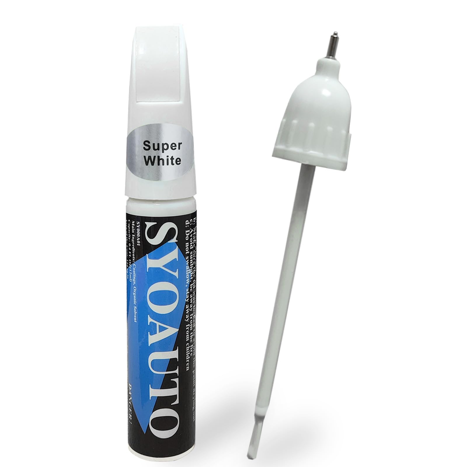 Syoauto Super White Touch Up Paint Fit For Toyota 040 Cars Auto Touch Up Paint Scratch Repair Automotive Paint Scratch Remover 2