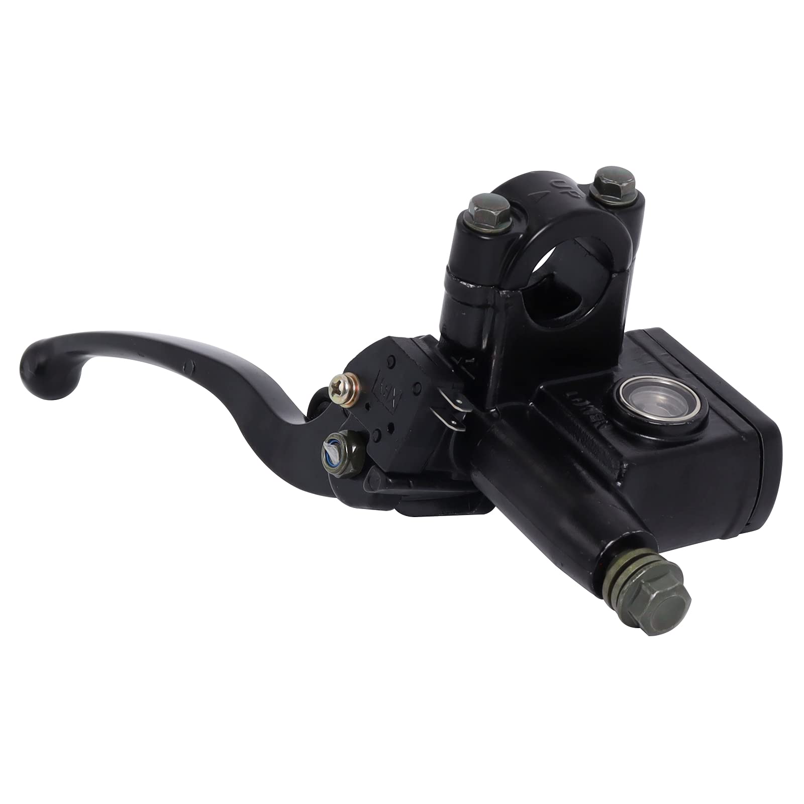 Poweka New 50cc 70cc 90cc 110cc 125cc 150cc 200cc 250cc Kids ATV Dirt Bike Left Hand Hydraulic Brake Master Cylinder with Handle