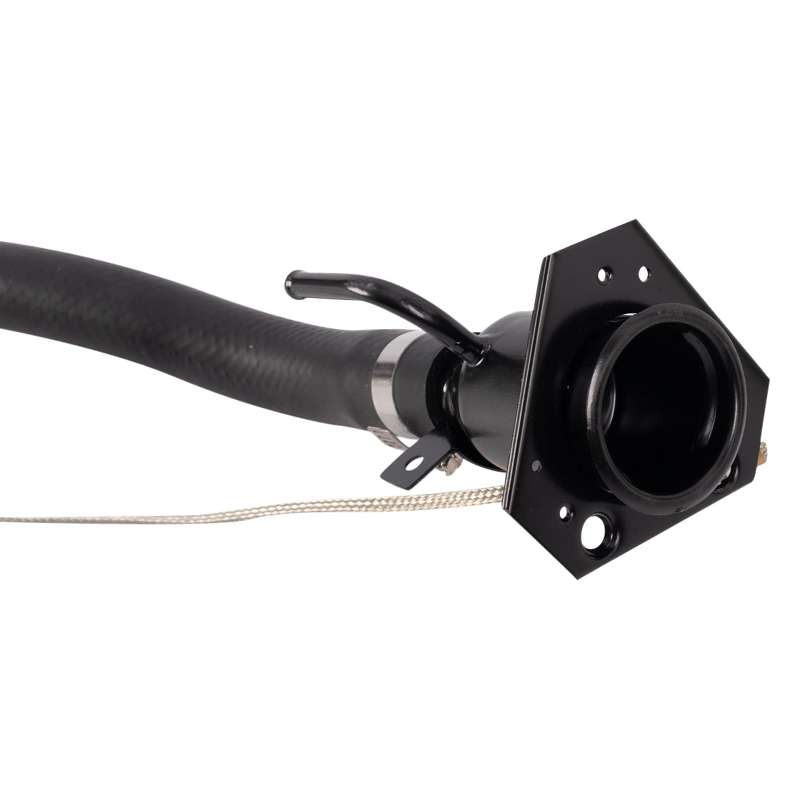 Trq Fuel Tank Filler Neck Black Compatible With 2009-2014 Cadillac Escalade 2007-2013 Escalade Ext Chevrolet Tahoe Gmc Yukon