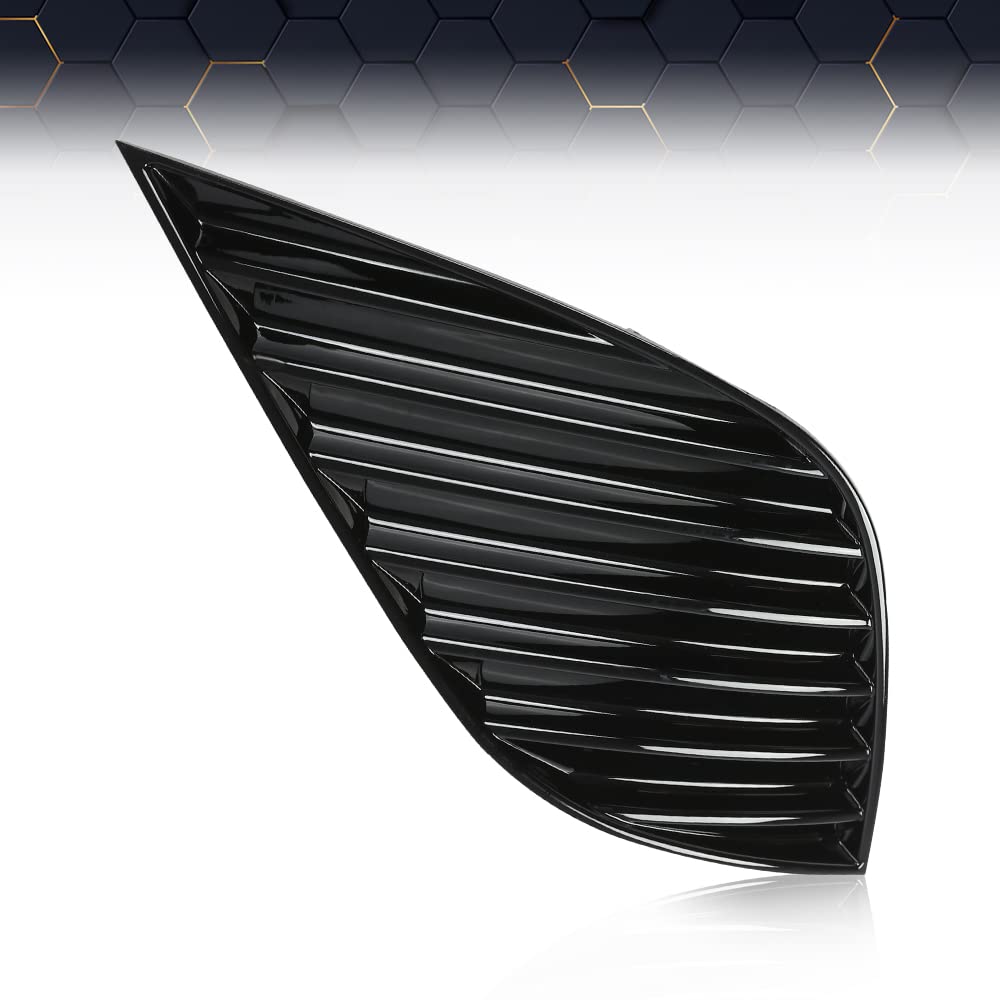 PIT66 Black Fog Light Cover Compatible with 2018-2020 Toyota Camry SE/Hybrid SE Left Driver Side TO1038210 8148206170