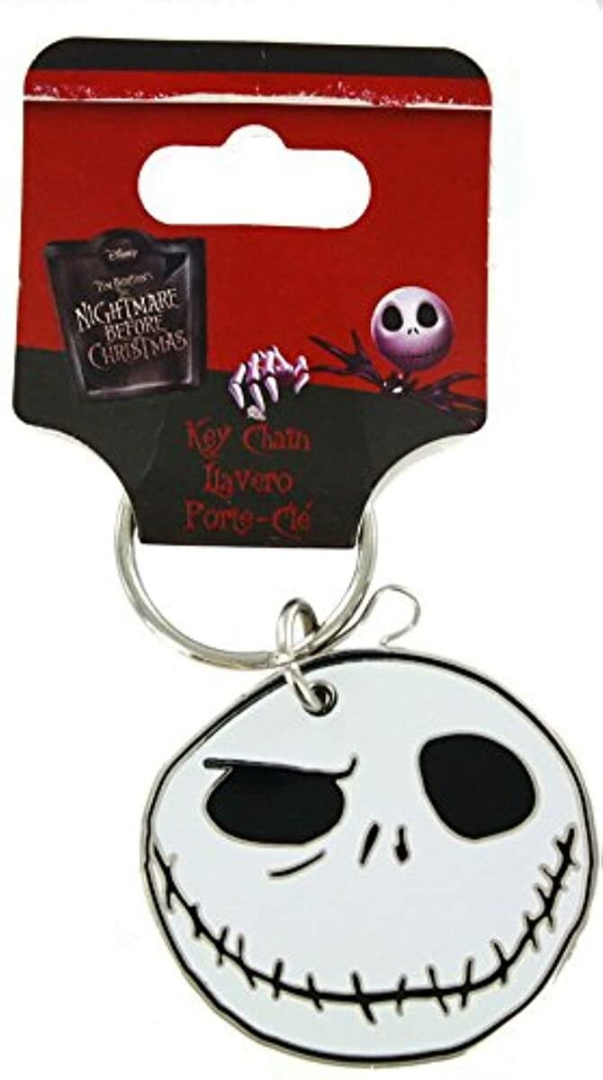 Plasticolor 004262R01 Nightmare Before Christmas Graveyard Enamel Key Chain, 1 Pack