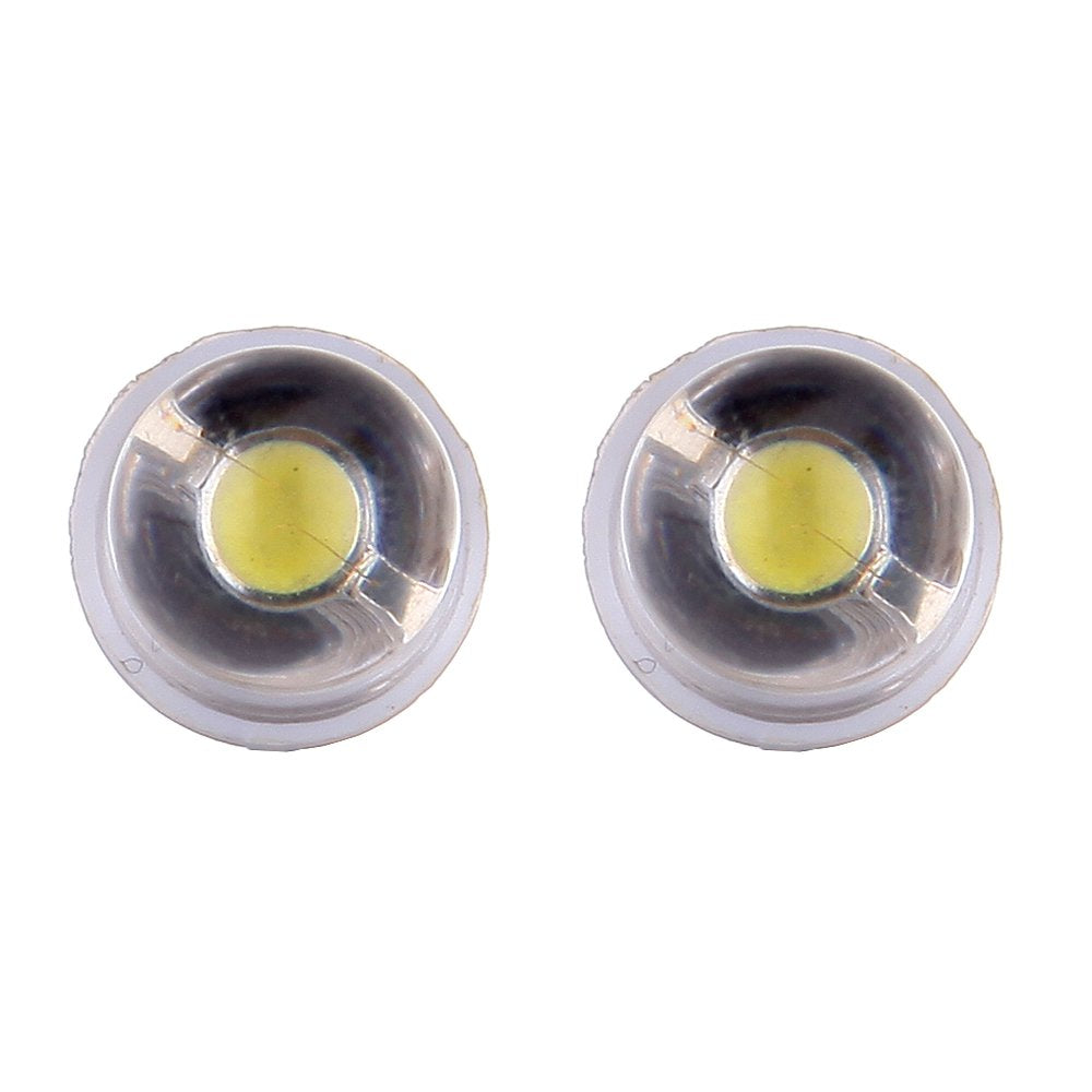 Cciyu 10X Xenon White Ba9S Led Lamp Instrument Cluster Panel Dash Light Bulbs Bayonet 56-76 For Ford For Dashboard Gauge Cluster