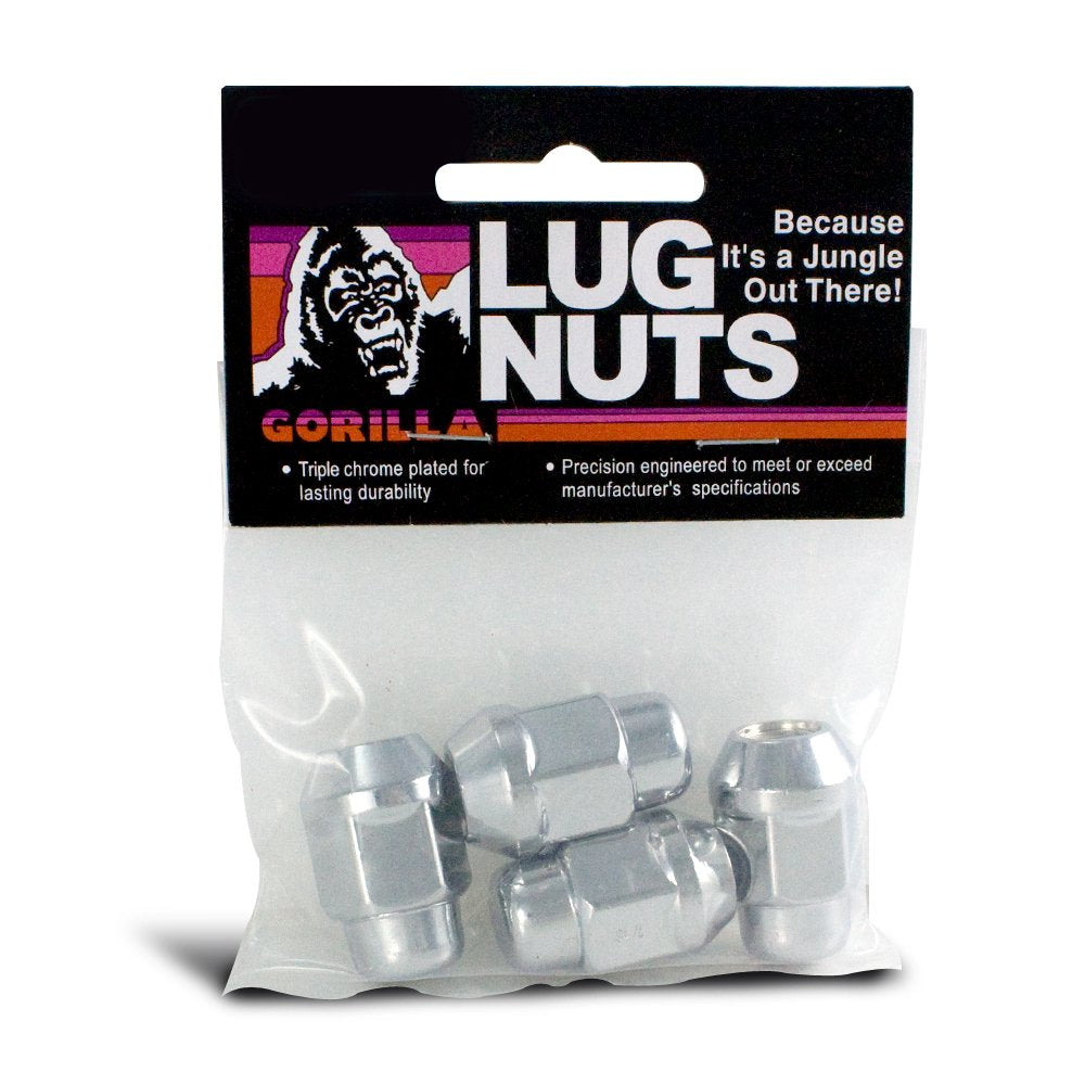Gorilla Automotive 41127B Acorn Bulge Seat Lug Nuts (12Mm X 1.25 Thread Size)