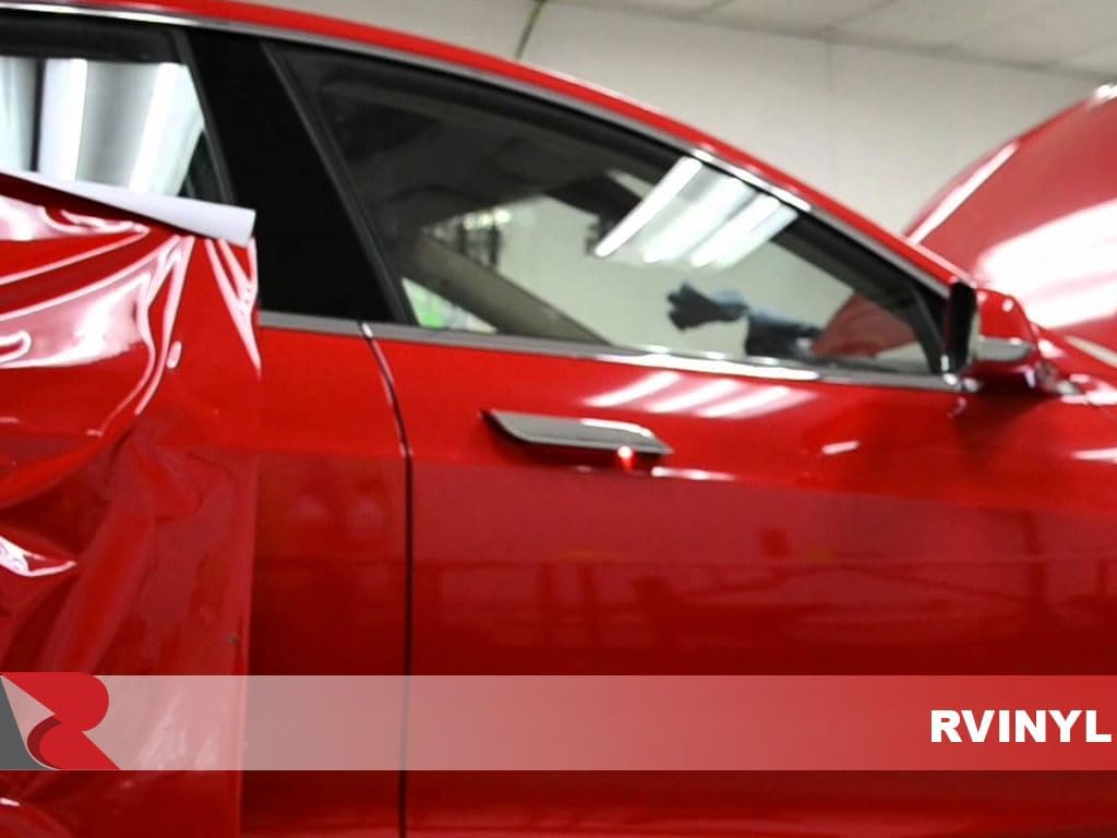 Avery Dennison Sw900 436-O In Gloss Carmine Red - Dual Layered Vinyl Car Supreme Wrapping Film - 2Ft X 5Ft - Vehicle Sheet Roll