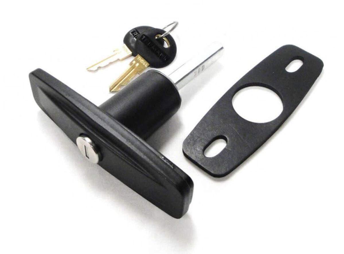 Gordon Glass Co. Tri-Mark Pop Up T-Handle With 1-7/8'' Unthreaded Shank - Clockwise Rotation