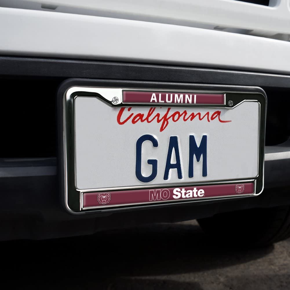 GRAPHICS & MORE Metal License Plate Frame - Missouri State University Alumni, Full Size, One Size