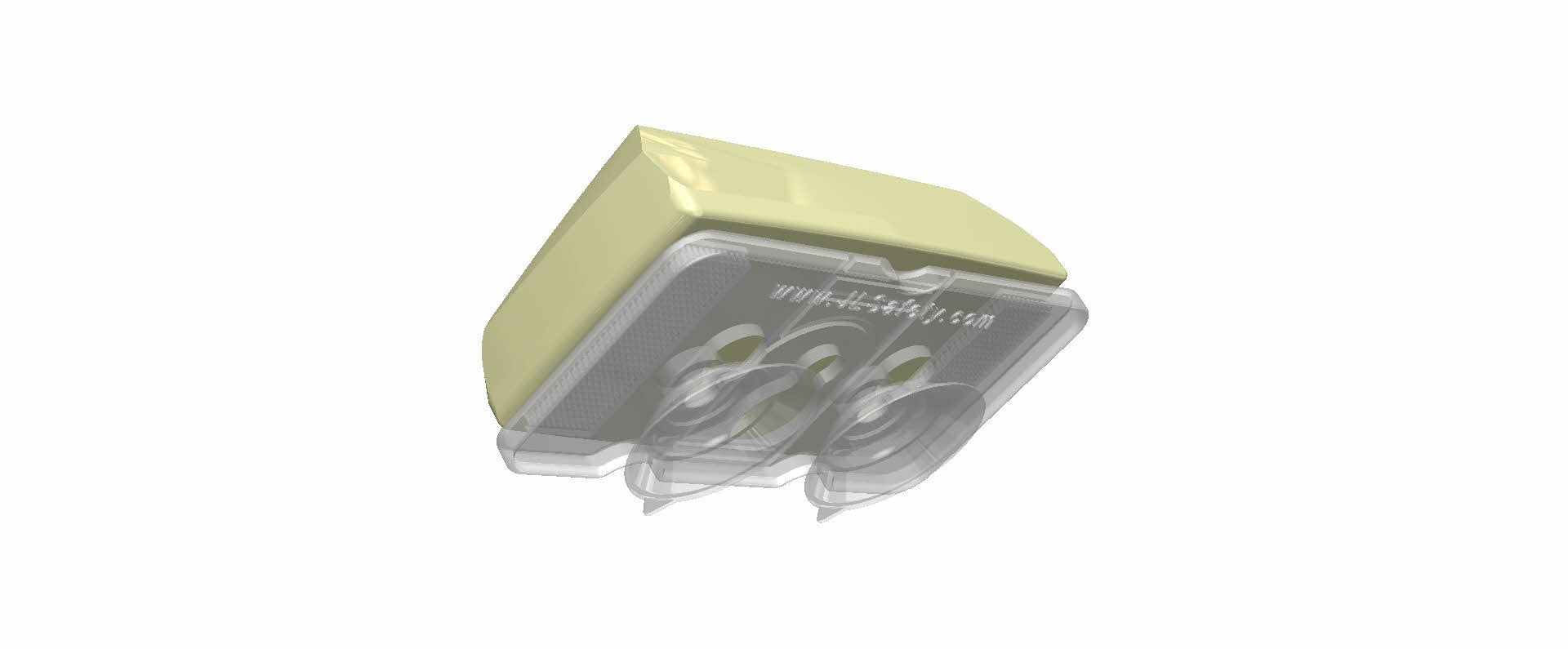 JL Safety EZ Pass-Mate Clear Holder for EZPass Flex & Standard - Durable Plastic, Patent Pending, Made in USA