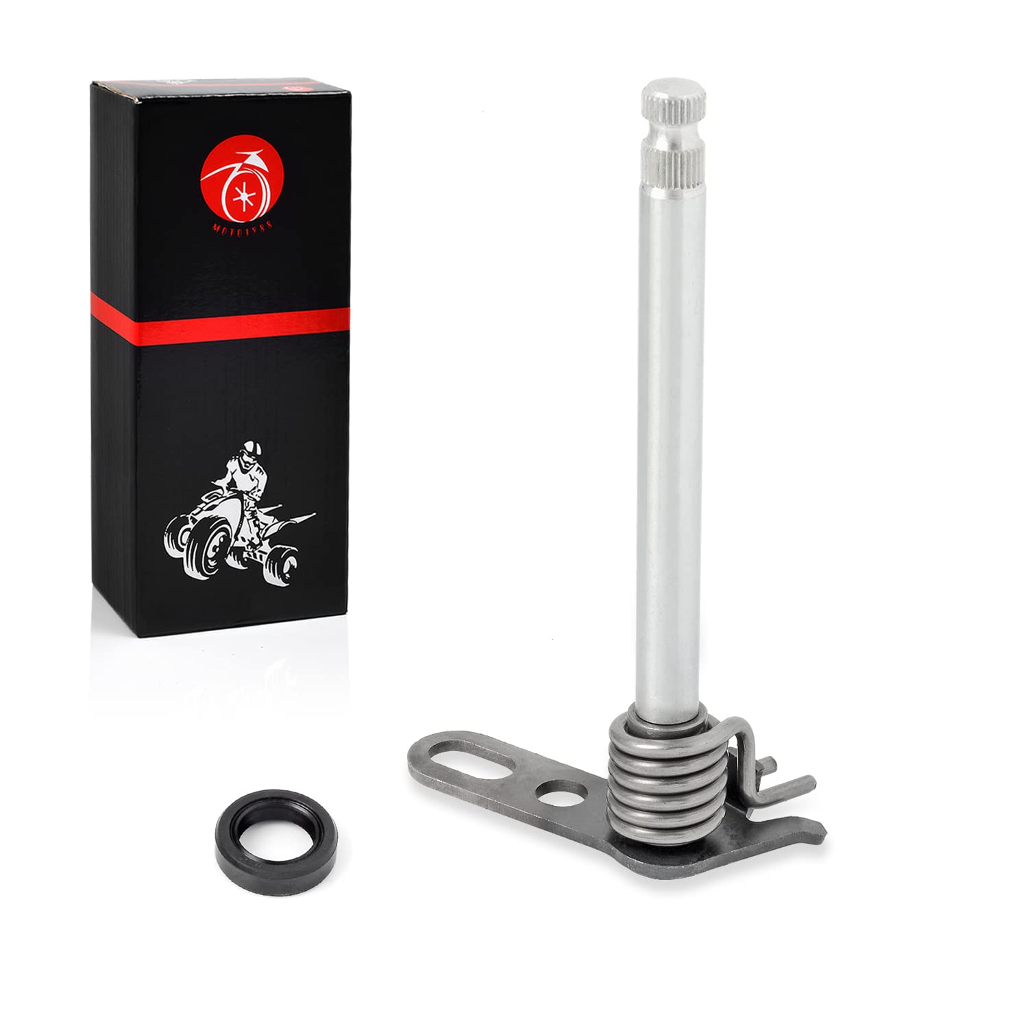 MOTO1988 Shift Shifter Shaft + Seal Compatible with Yamaha YFZ450 YFZ 450 V W SP SP2 SE SE2 2006 2007 2008 2009 2012 2013 5TG-18
