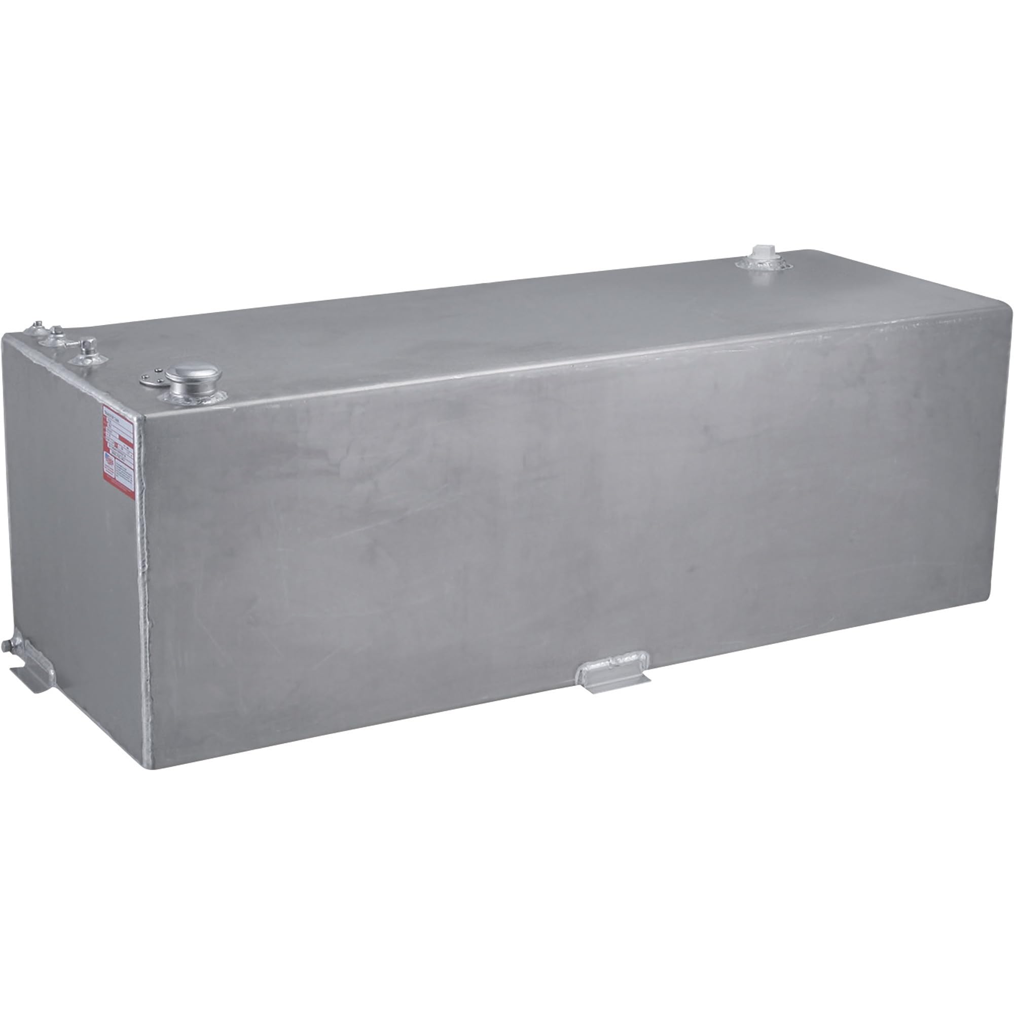 Rds Mfg Inc 71792 Rectangular Transfer Fuel Tank - 80 Gallon Capacity, 50' L X 20' W X 19' H, Silver Mill Finish Aluminum