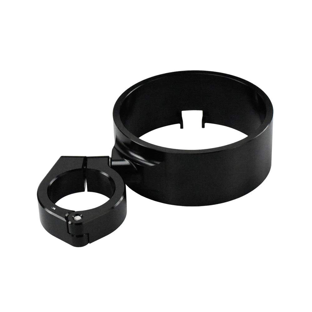 WOWTK Side Mount Instrument Bracket & Speedometer Relocation Cover for Harley Sportster XL Models 1993-2020, Aluminum, Gloss Black