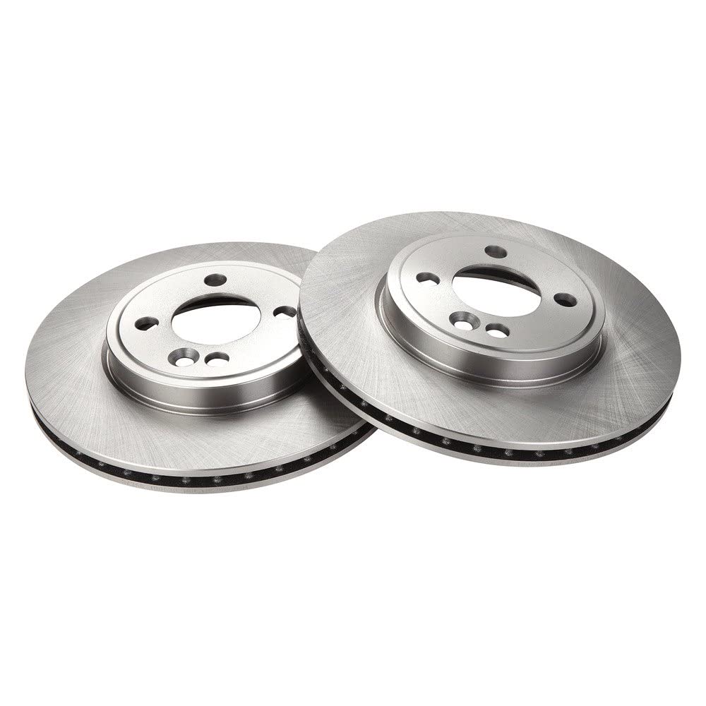 Trq Front Brake Rotors Set Vented Compatible With 2007-2015 Mini Cooper