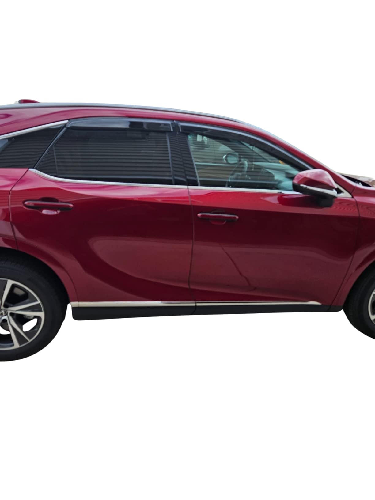 2023-2025 Tape-on Rain Guards for Lexus RX Side Window Deflector Visors 350 350h 500h F Sport Premium Luxury Durable Tinted Vent