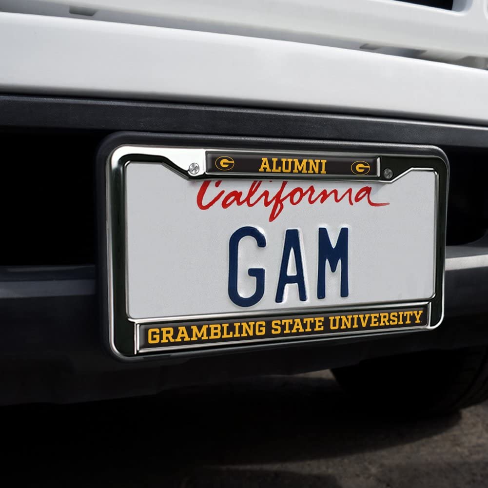 Grambling State University Alumni Logo Full Size Standard License Plate Metal Frame